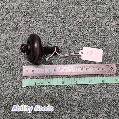 This black mobility scooter anti tip wheel is the perfect addition to your scooter to ensure stability.