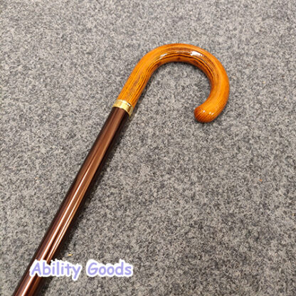 this traditional crook made from ash wood with a contrast body is sturdy and lightweight, as well as high quality