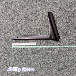 the armrest has a flip up function to allow easier exit of the scooter. please note this is a sided product