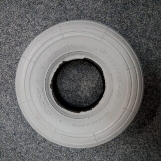 3.00 x 4 grey ribbed tyre