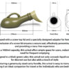 Unisex Urinal with Screw Top Lid - Image 3